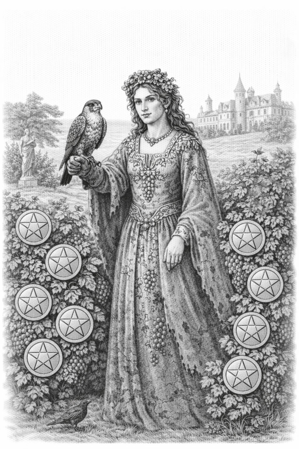 Pentacles Nine