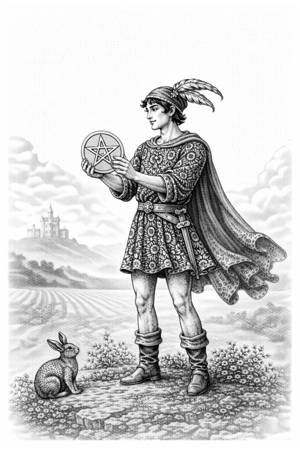 Pentacles Page