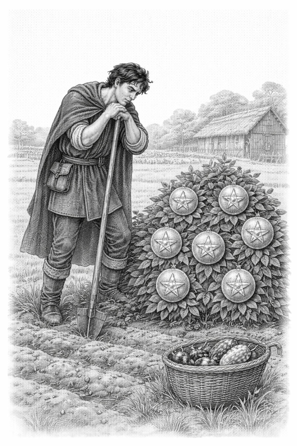 Pentacles Seven
