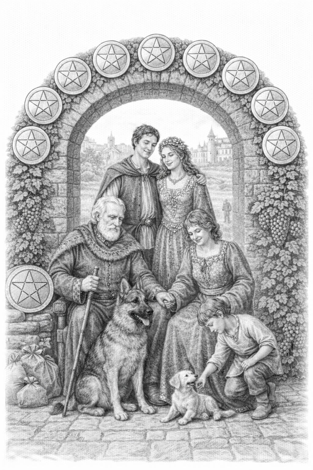 Pentacles Ten