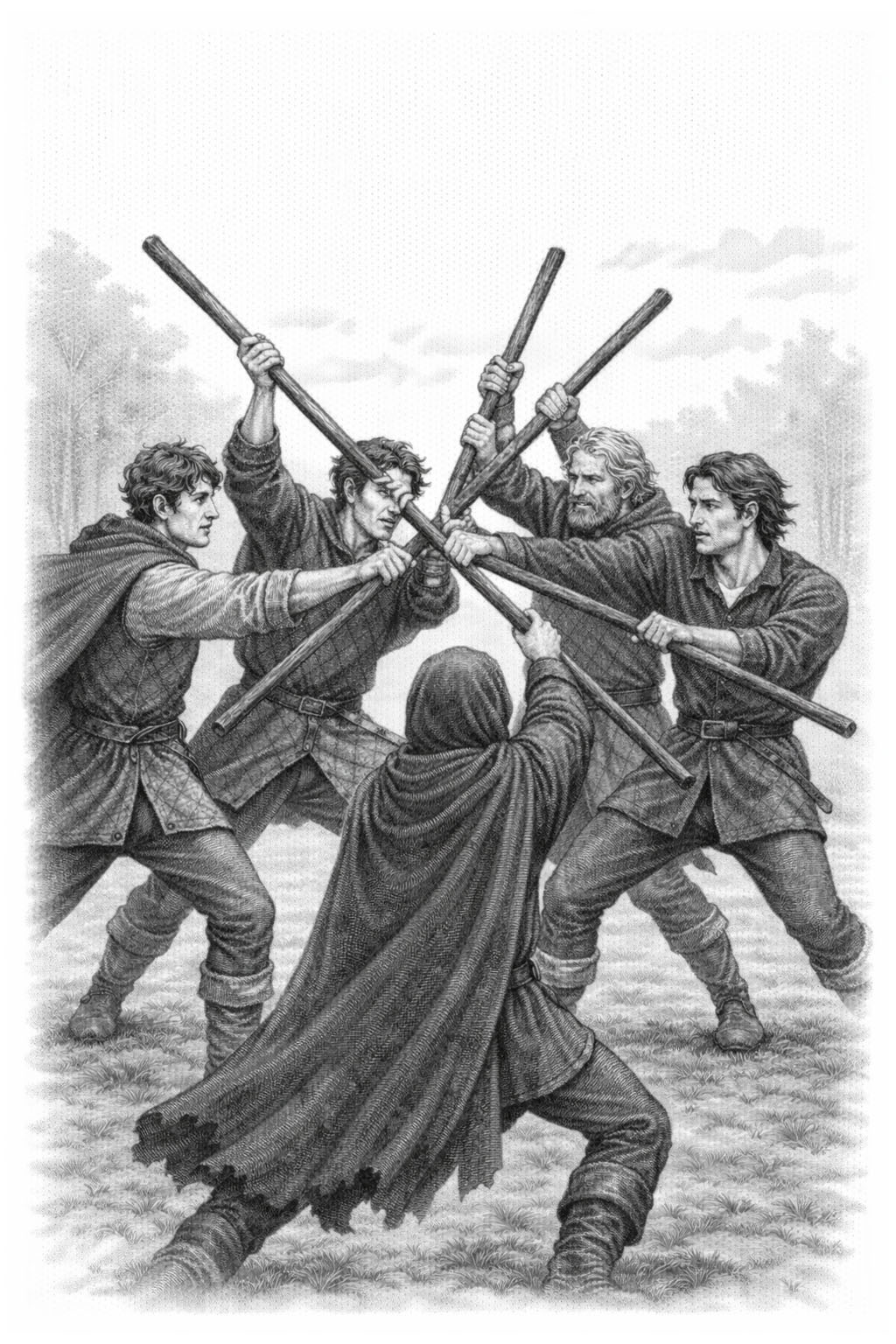 Wands Five